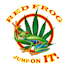 Logo for the brand Red Frog Cannabis